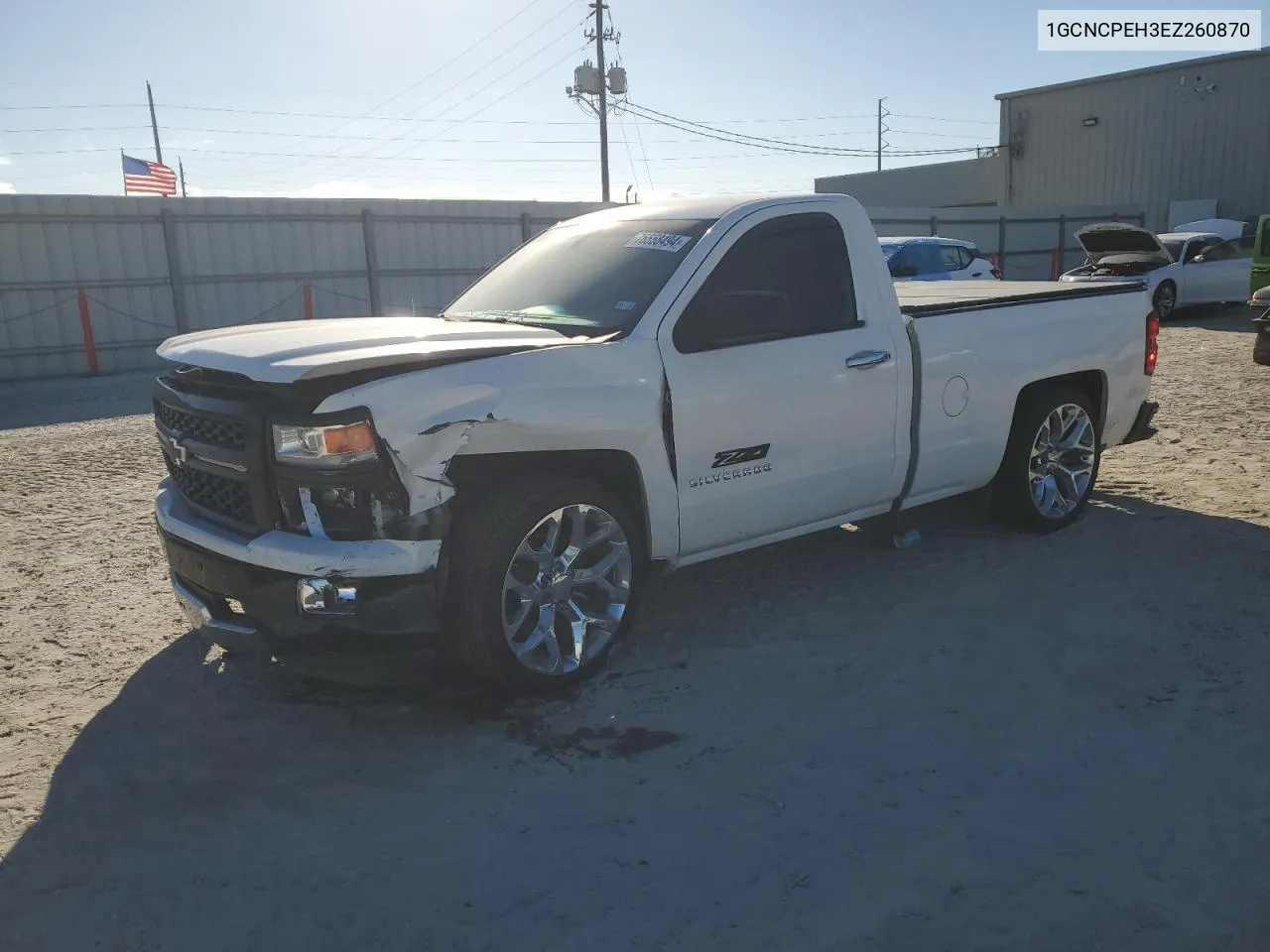 2014 Chevrolet Silverado C1500 VIN: 1GCNCPEH3EZ260870 Lot: 76558494