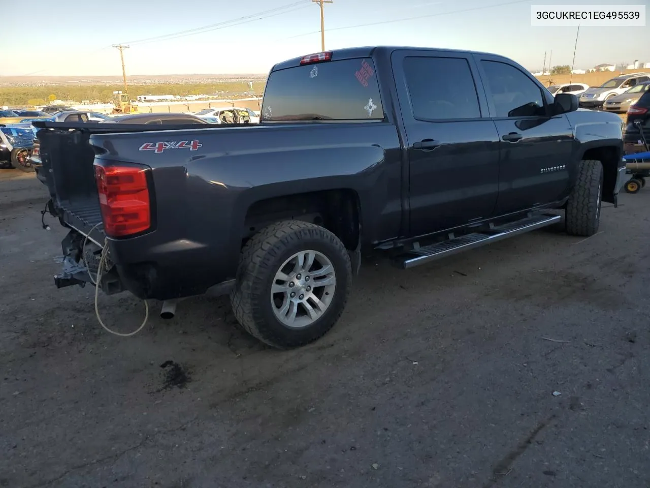 2014 Chevrolet Silverado K1500 Lt VIN: 3GCUKREC1EG495539 Lot: 76616654