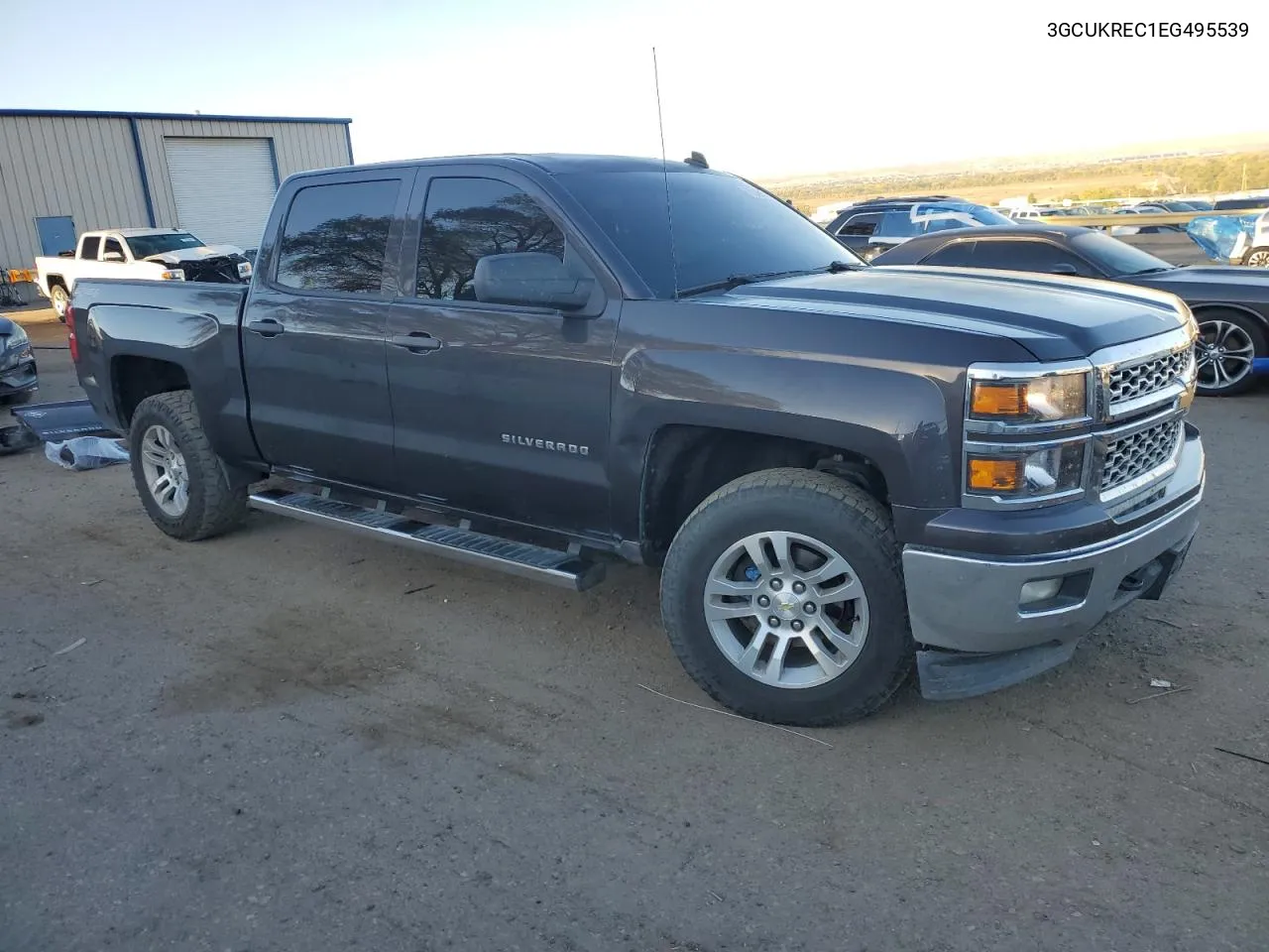 2014 Chevrolet Silverado K1500 Lt VIN: 3GCUKREC1EG495539 Lot: 76616654