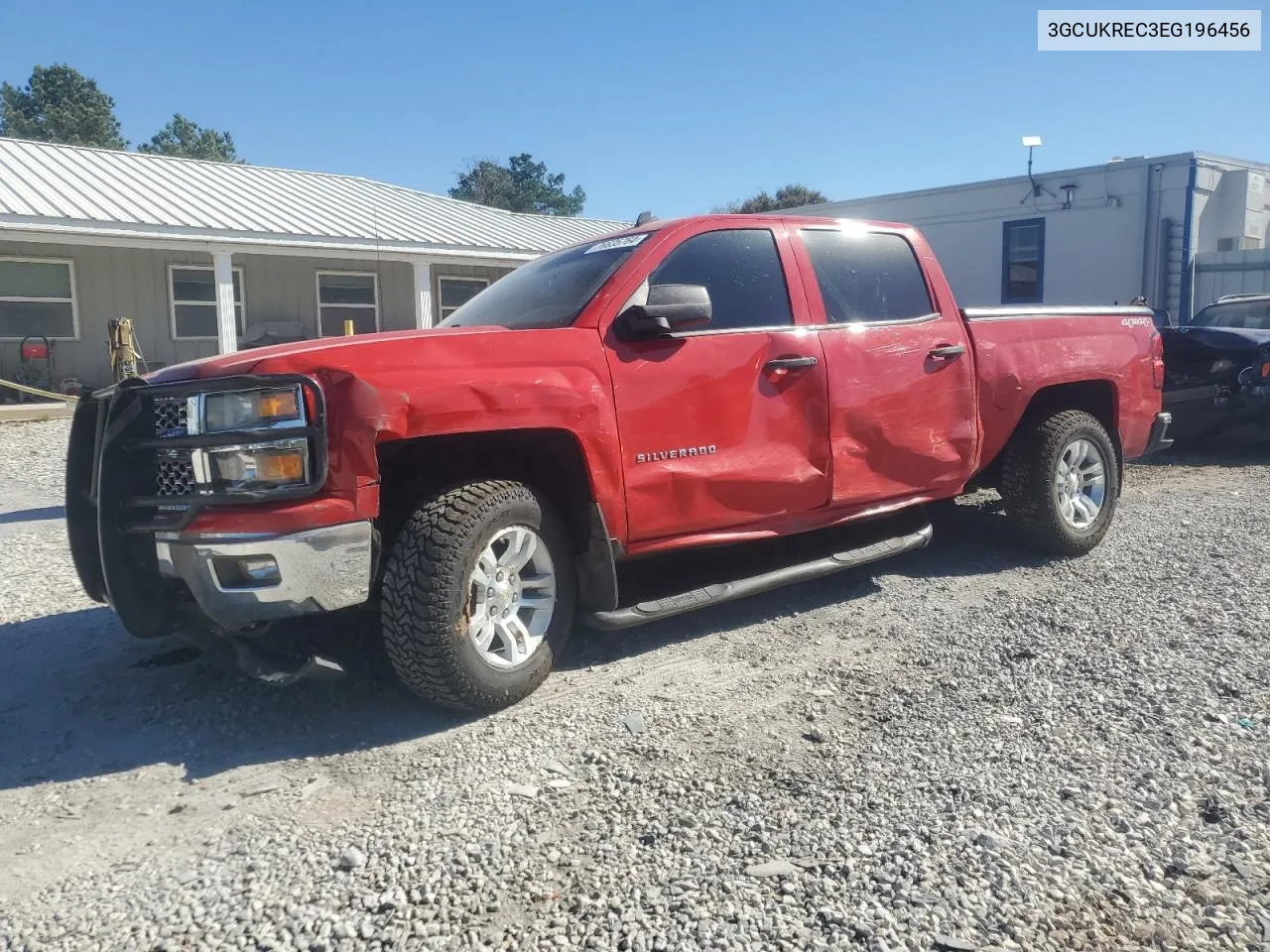 2014 Chevrolet Silverado K1500 Lt VIN: 3GCUKREC3EG196456 Lot: 76635764