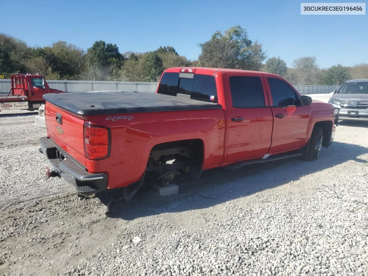 2014 Chevrolet Silverado K1500 Lt VIN: 3GCUKREC3EG196456 Lot: 76635764