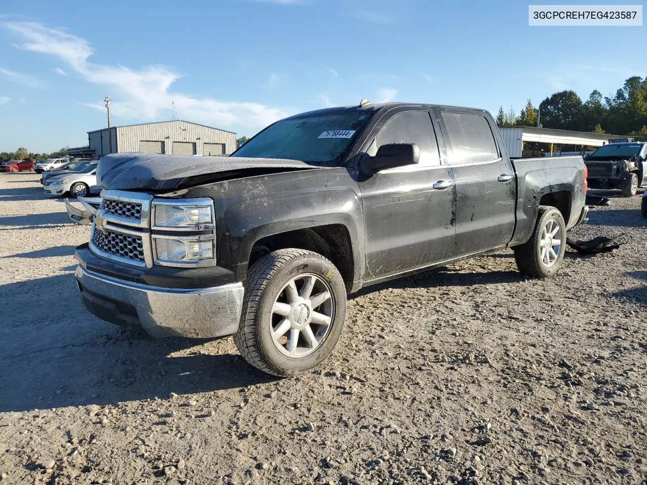 2014 Chevrolet Silverado C1500 Lt VIN: 3GCPCREH7EG423587 Lot: 76788444