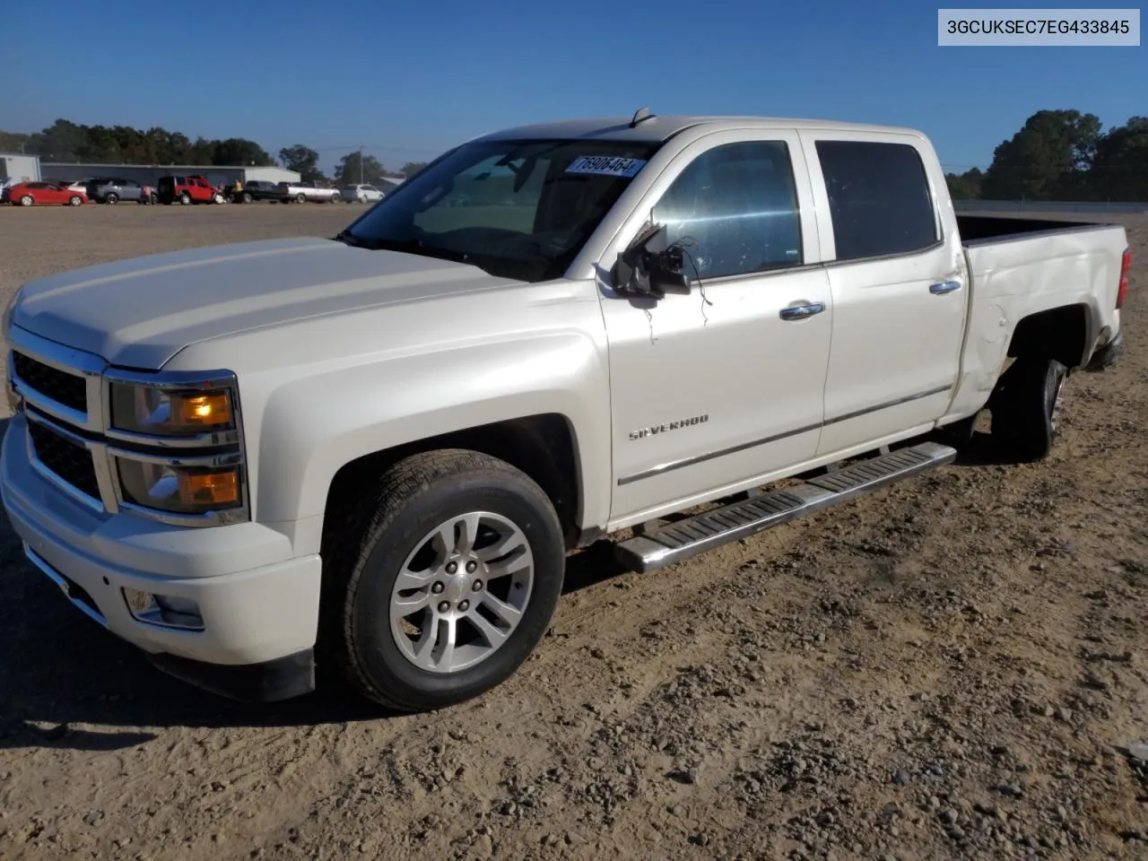 2014 Chevrolet Silverado K1500 Ltz VIN: 3GCUKSEC7EG433845 Lot: 76906464