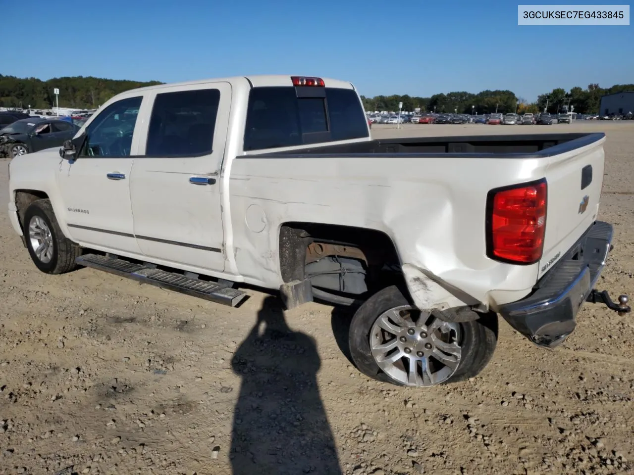 2014 Chevrolet Silverado K1500 Ltz VIN: 3GCUKSEC7EG433845 Lot: 76906464