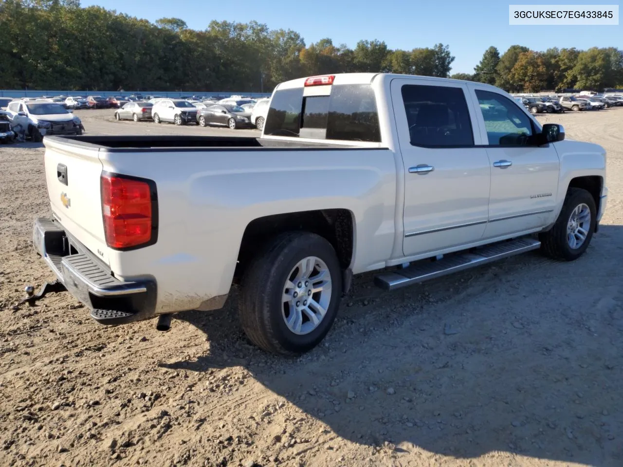 2014 Chevrolet Silverado K1500 Ltz VIN: 3GCUKSEC7EG433845 Lot: 76906464