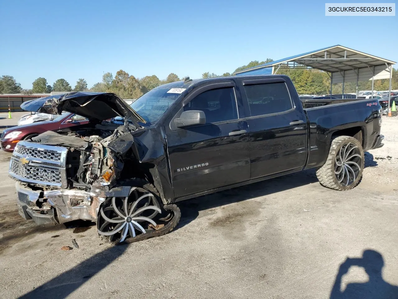 2014 Chevrolet Silverado K1500 Lt VIN: 3GCUKREC5EG343215 Lot: 77039104