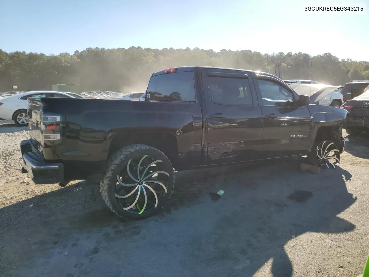 2014 Chevrolet Silverado K1500 Lt VIN: 3GCUKREC5EG343215 Lot: 77039104