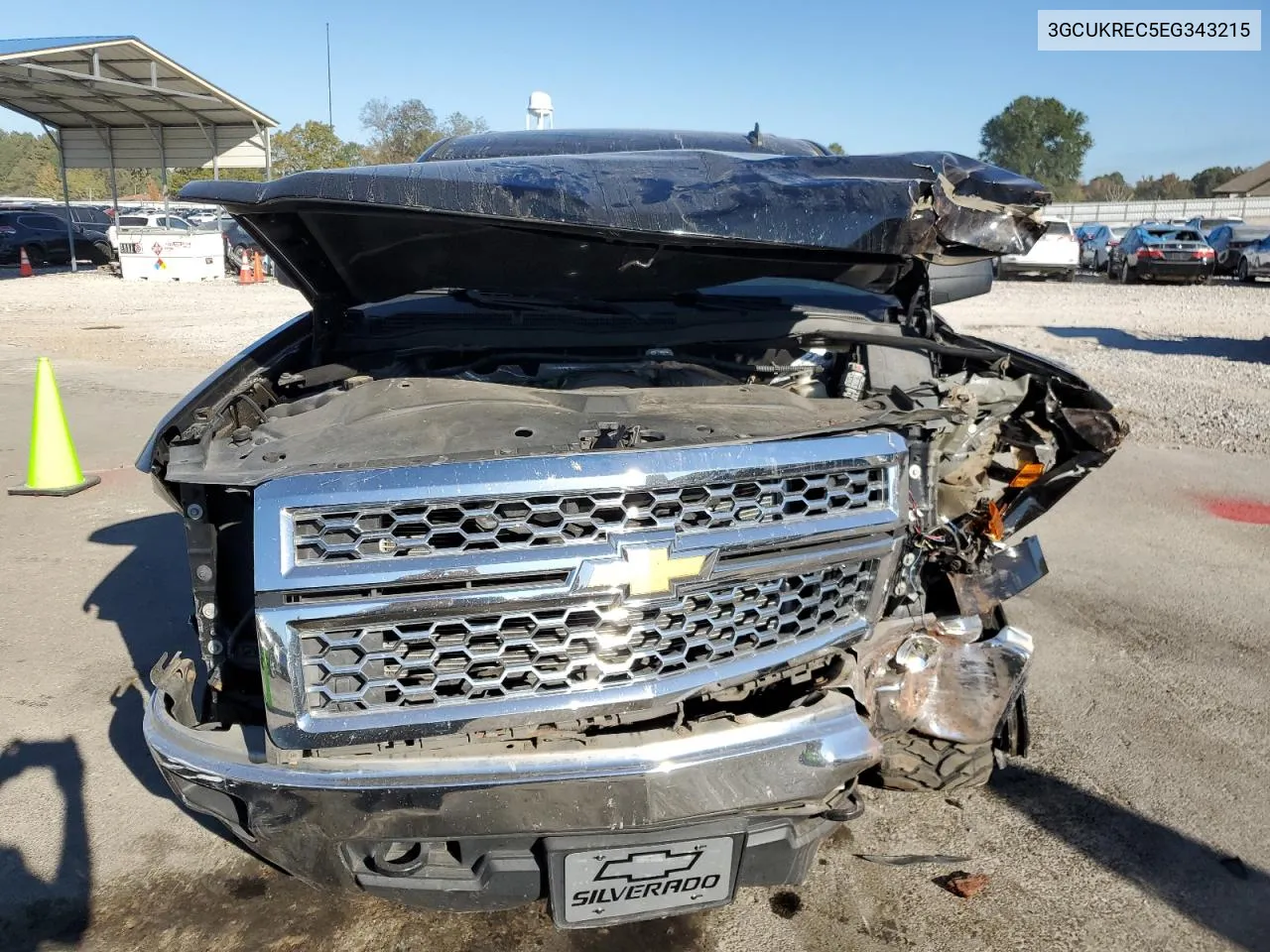 2014 Chevrolet Silverado K1500 Lt VIN: 3GCUKREC5EG343215 Lot: 77039104