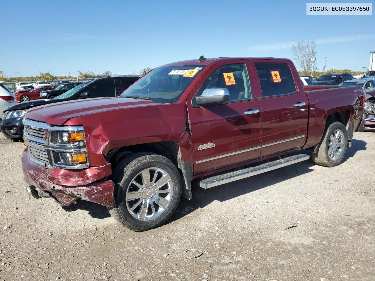 2014 Chevrolet Silverado K1500 High Country VIN: 3GCUKTEC0EG397650 Lot: 77416784