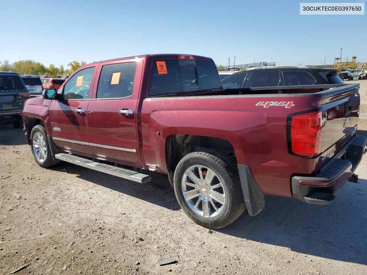 2014 Chevrolet Silverado K1500 High Country VIN: 3GCUKTEC0EG397650 Lot: 77416784