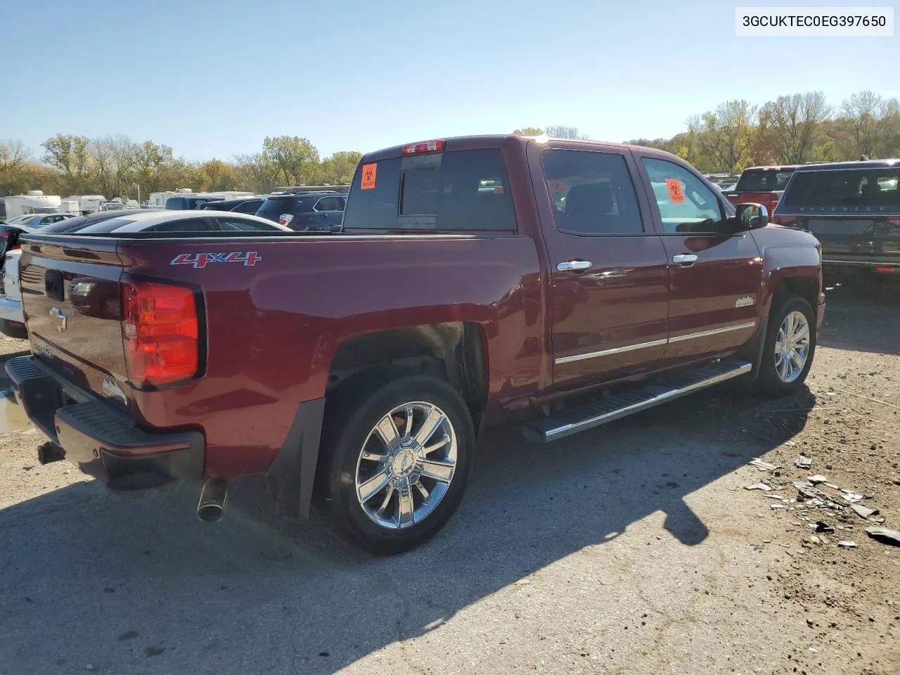 2014 Chevrolet Silverado K1500 High Country VIN: 3GCUKTEC0EG397650 Lot: 77416784