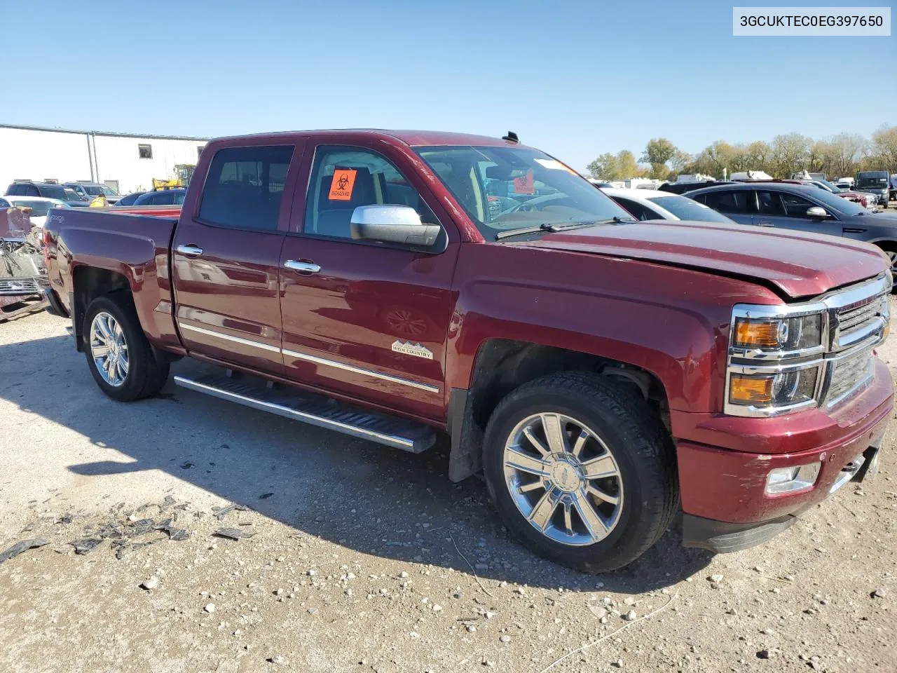 2014 Chevrolet Silverado K1500 High Country VIN: 3GCUKTEC0EG397650 Lot: 77416784