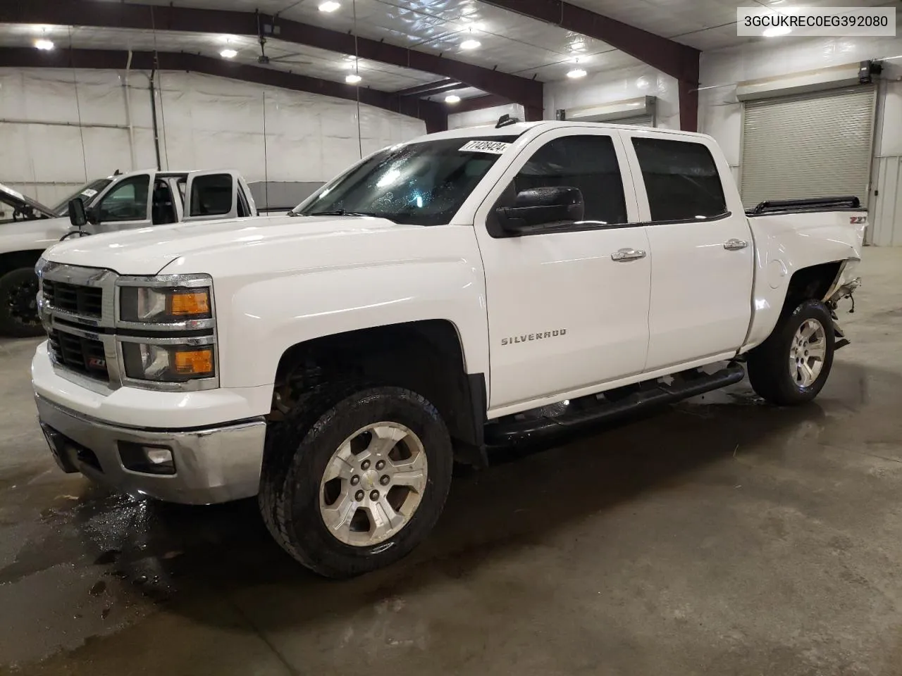 2014 Chevrolet Silverado K1500 Lt VIN: 3GCUKREC0EG392080 Lot: 77428424