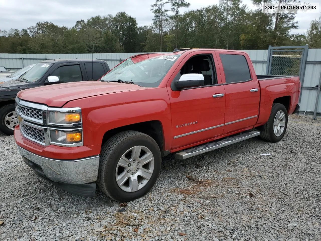 2014 Chevrolet Silverado C1500 Lt VIN: 3GCPCREC1EG512348 Lot: 77860984