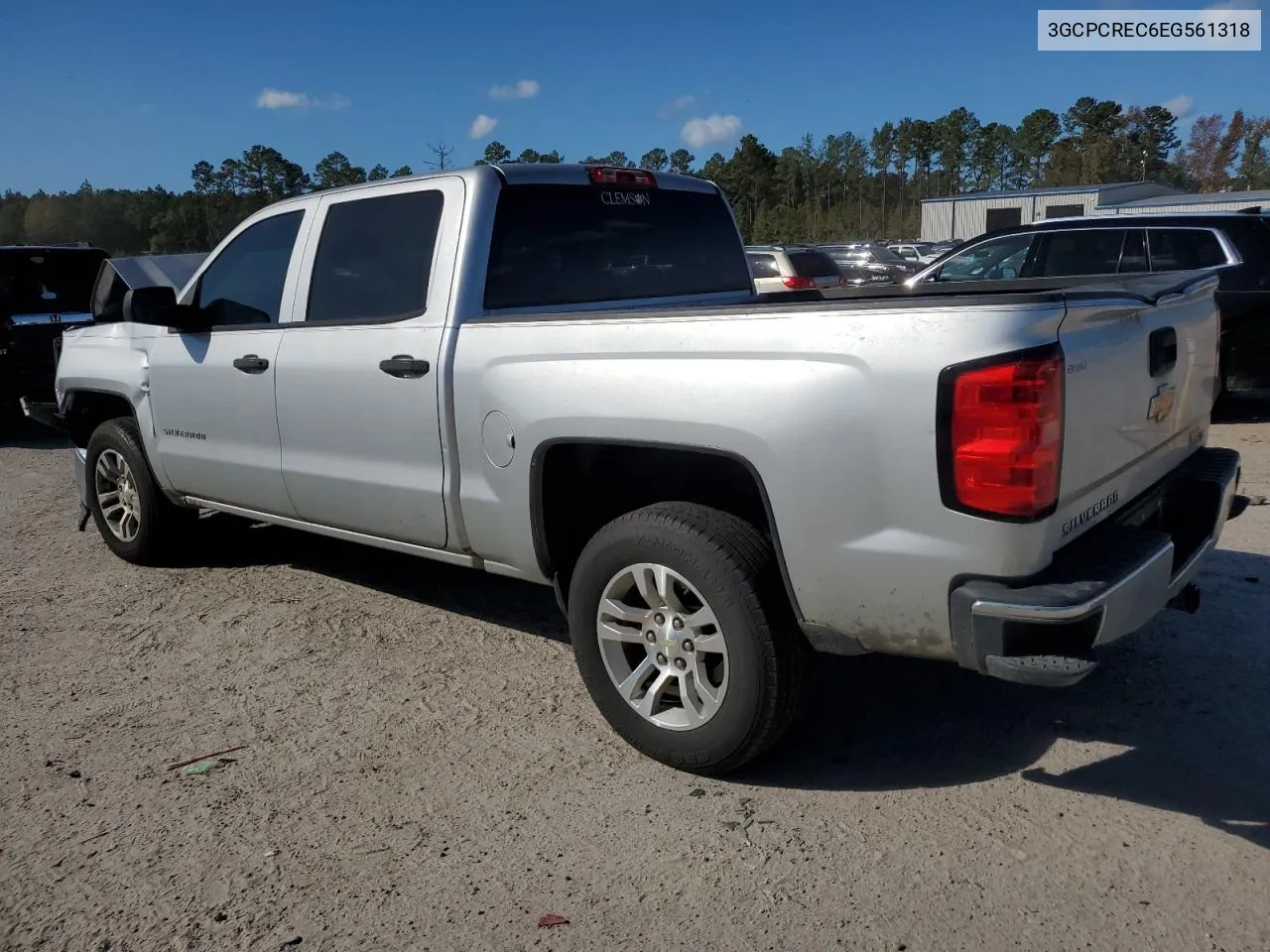 2014 Chevrolet Silverado C1500 Lt VIN: 3GCPCREC6EG561318 Lot: 78000704