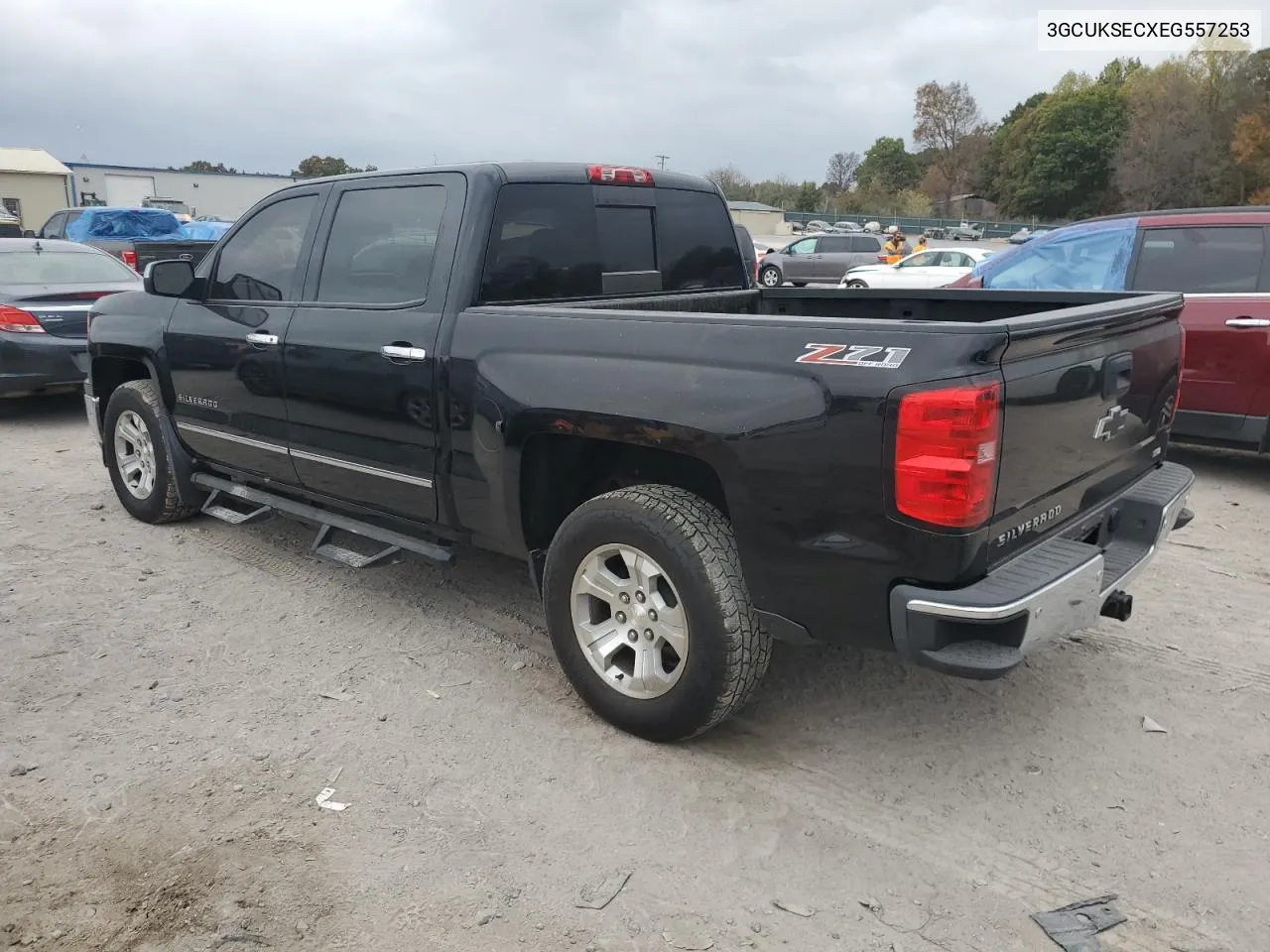 2014 Chevrolet Silverado K1500 Ltz VIN: 3GCUKSECXEG557253 Lot: 78011594