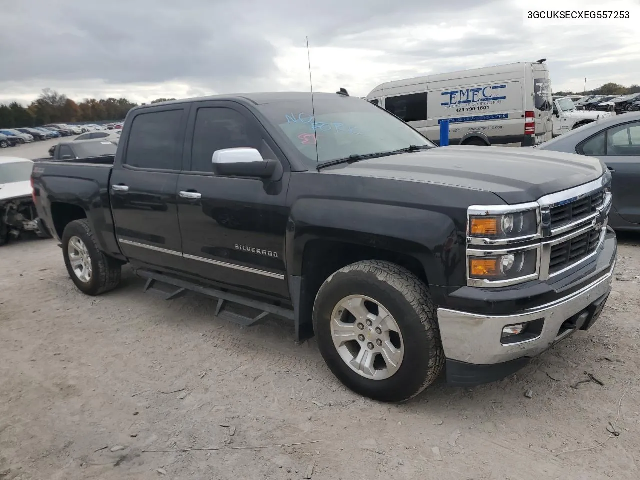 2014 Chevrolet Silverado K1500 Ltz VIN: 3GCUKSECXEG557253 Lot: 78011594