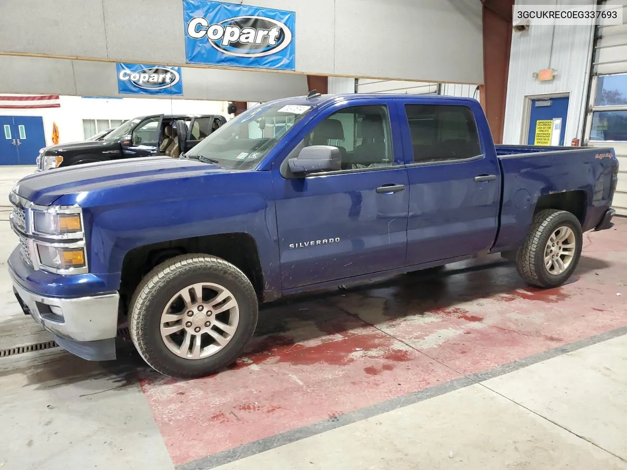 2014 Chevrolet Silverado K1500 Lt VIN: 3GCUKREC0EG337693 Lot: 78241614