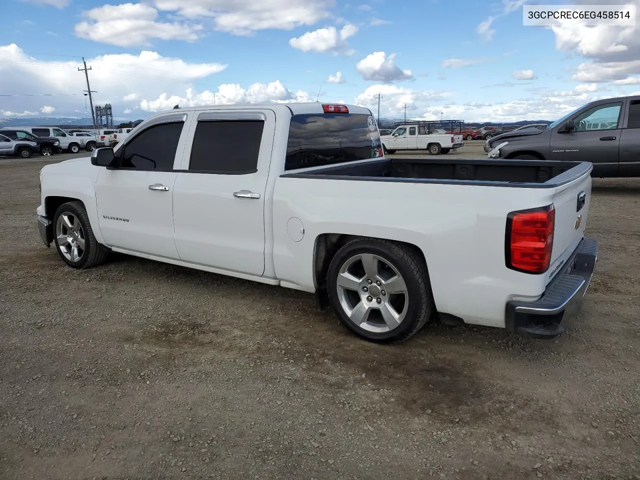 2014 Chevrolet Silverado C1500 Lt VIN: 3GCPCREC6EG458514 Lot: 78365974