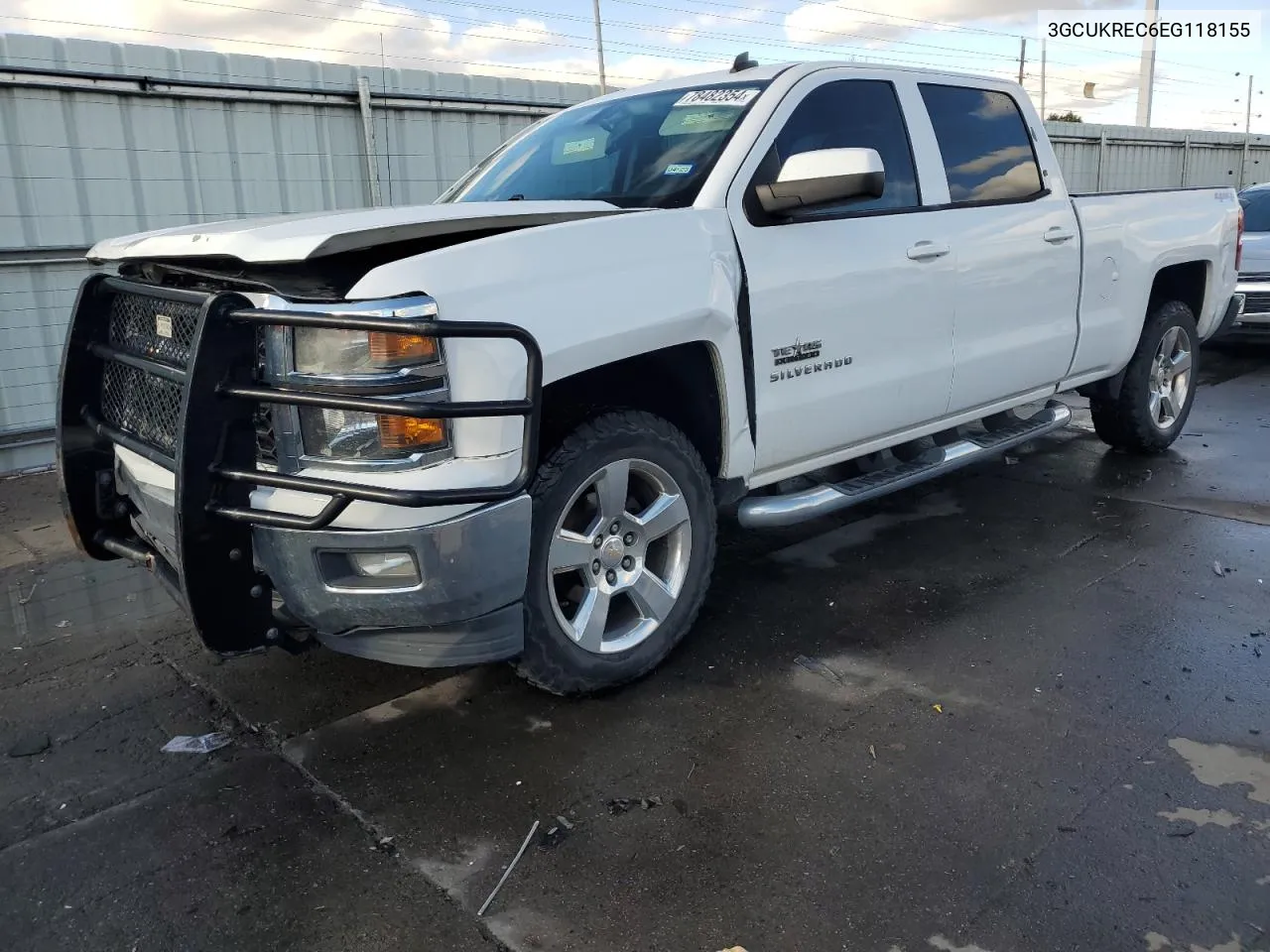 2014 Chevrolet Silverado K1500 Lt VIN: 3GCUKREC6EG118155 Lot: 78482354