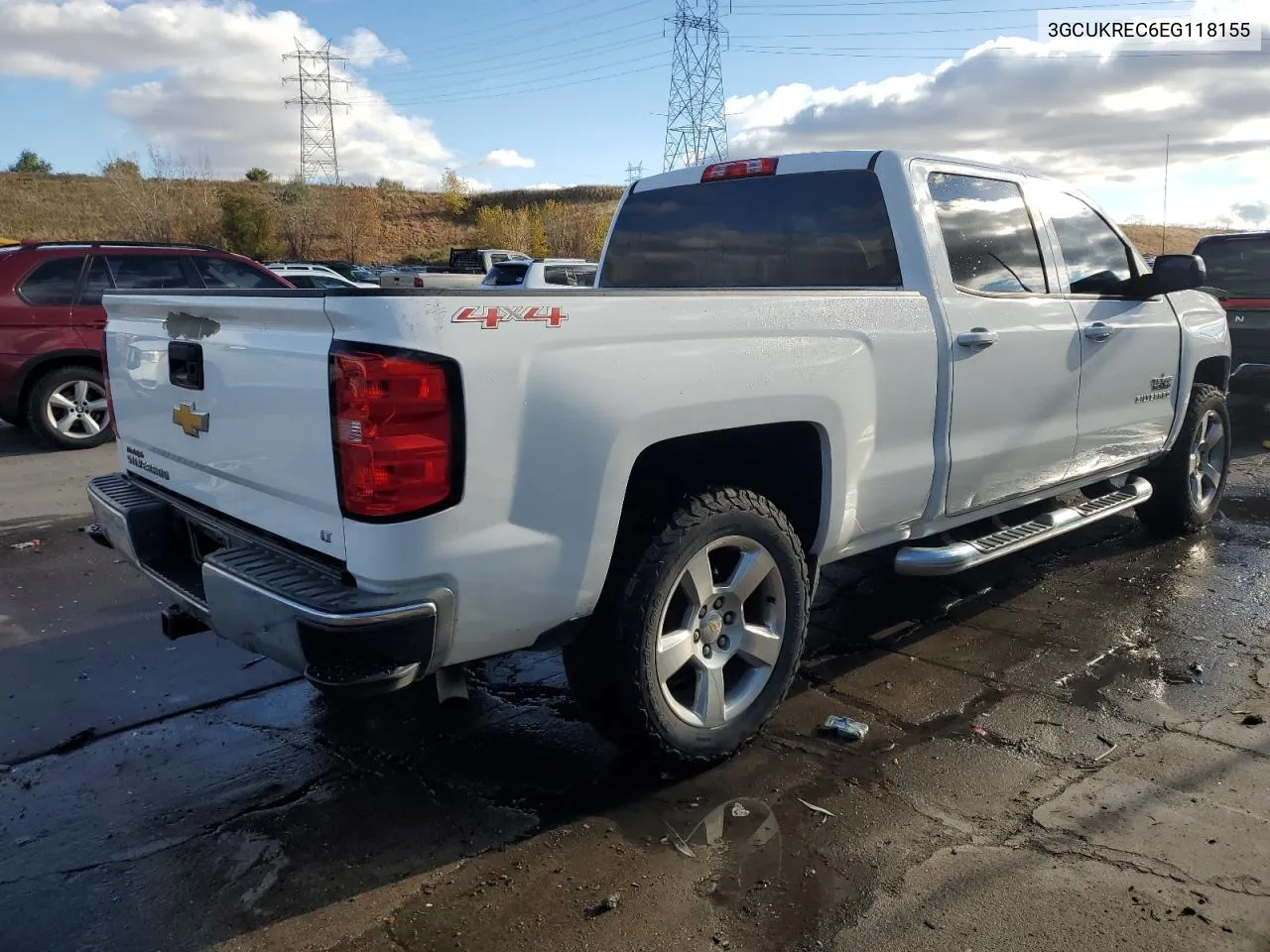 2014 Chevrolet Silverado K1500 Lt VIN: 3GCUKREC6EG118155 Lot: 78482354