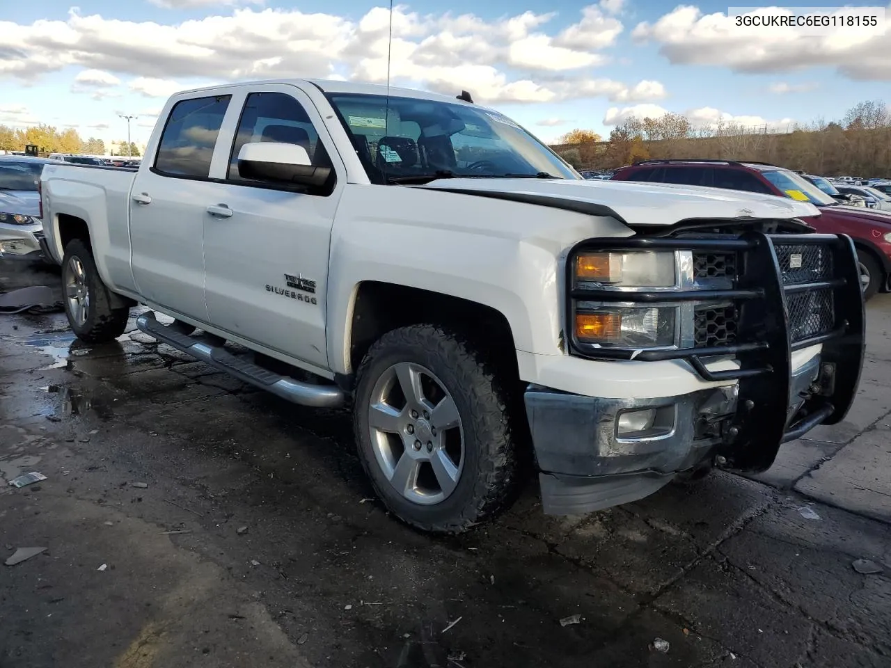 2014 Chevrolet Silverado K1500 Lt VIN: 3GCUKREC6EG118155 Lot: 78482354