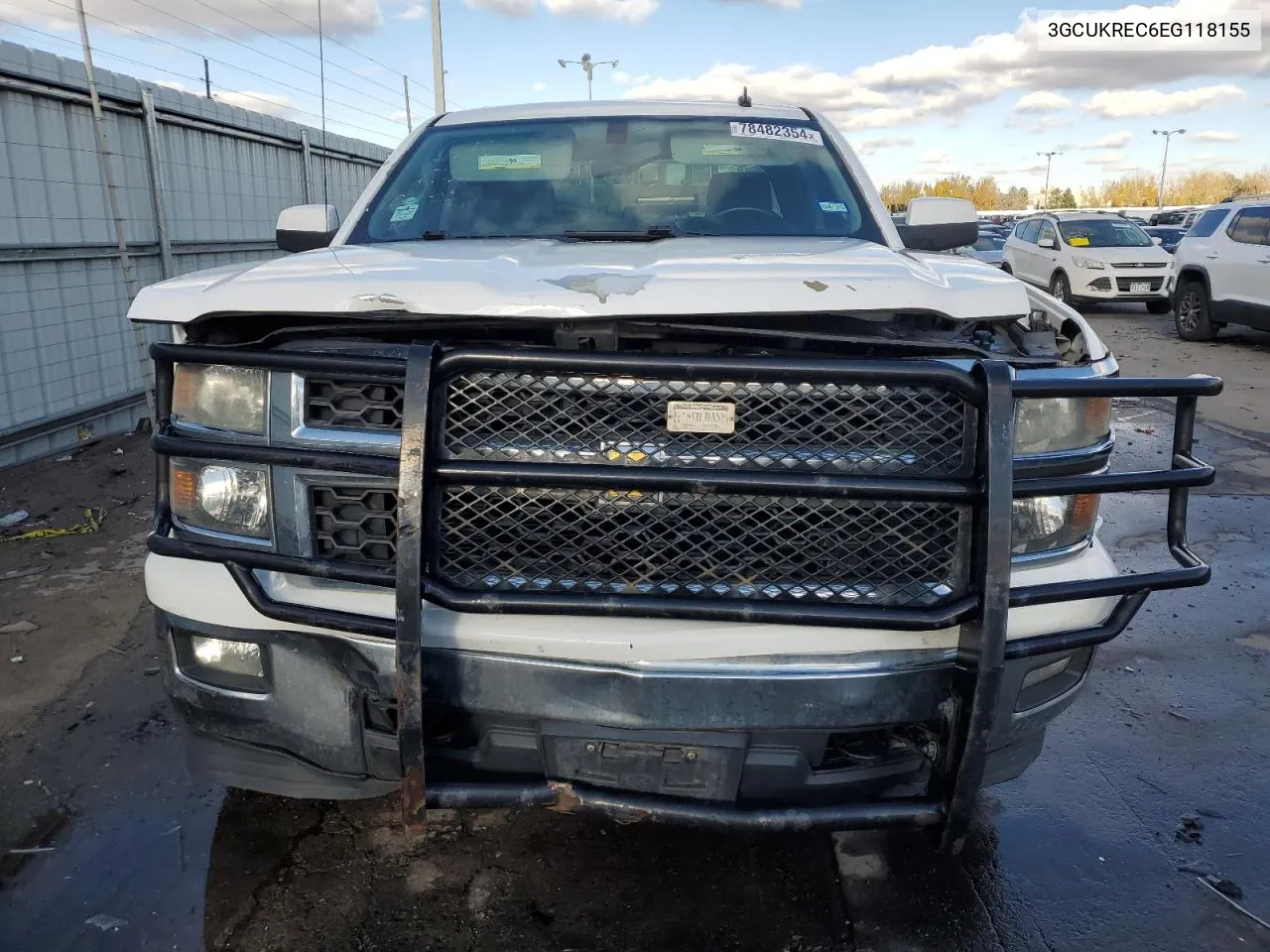 2014 Chevrolet Silverado K1500 Lt VIN: 3GCUKREC6EG118155 Lot: 78482354