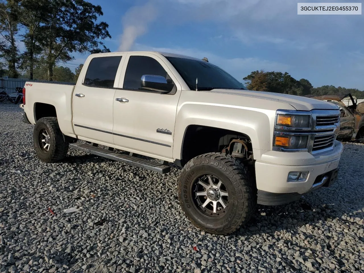 2014 Chevrolet Silverado K1500 High Country VIN: 3GCUKTEJ2EG455370 Lot: 78503194