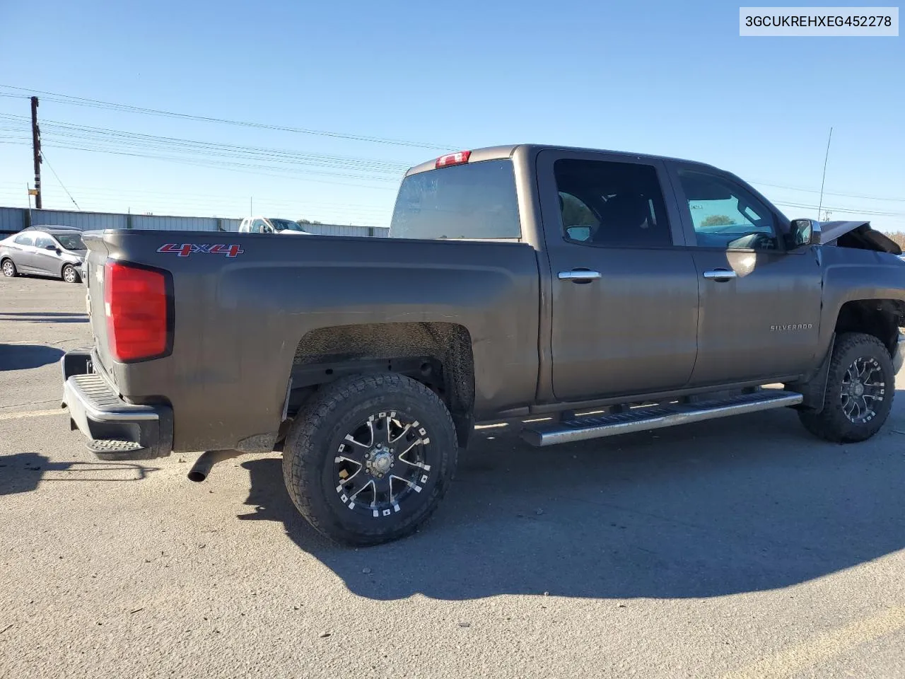 2014 Chevrolet Silverado K1500 Lt VIN: 3GCUKREHXEG452278 Lot: 78506504