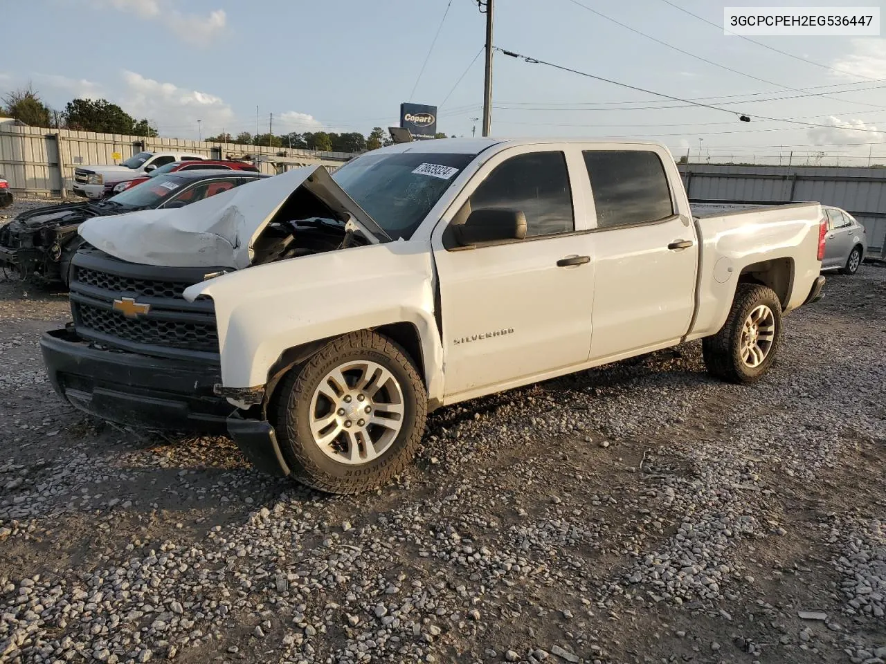 2014 Chevrolet Silverado C1500 VIN: 3GCPCPEH2EG536447 Lot: 78639324