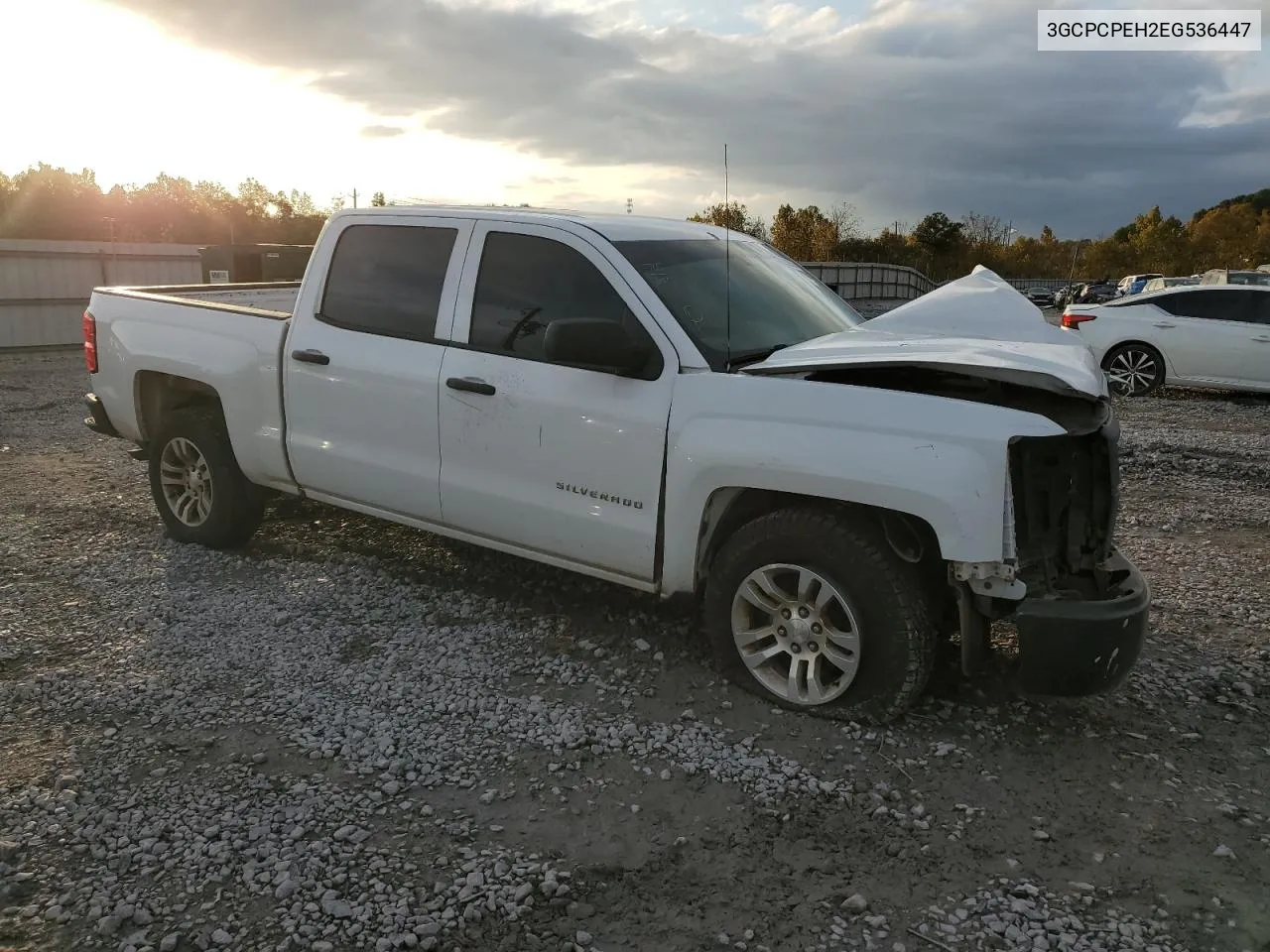 2014 Chevrolet Silverado C1500 VIN: 3GCPCPEH2EG536447 Lot: 78639324