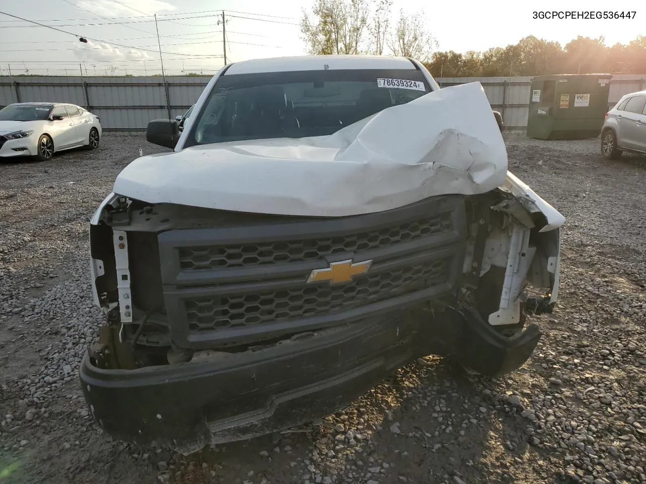 2014 Chevrolet Silverado C1500 VIN: 3GCPCPEH2EG536447 Lot: 78639324