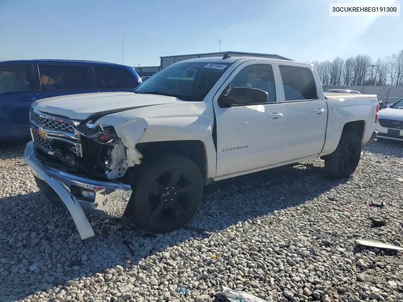 2014 Chevrolet Silverado K1500 Lt VIN: 3GCUKREH8EG191300 Lot: 79021954