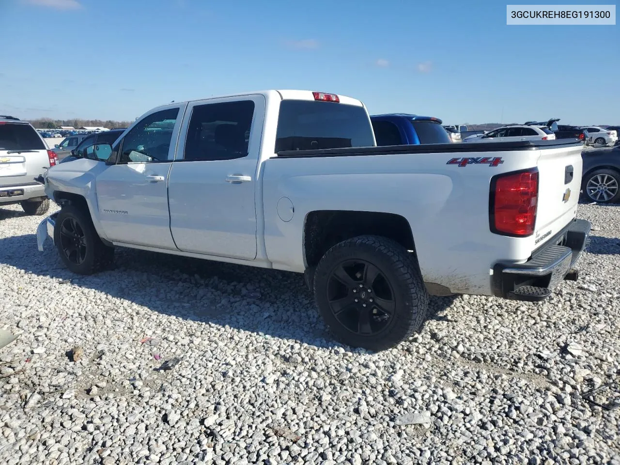 2014 Chevrolet Silverado K1500 Lt VIN: 3GCUKREH8EG191300 Lot: 79021954