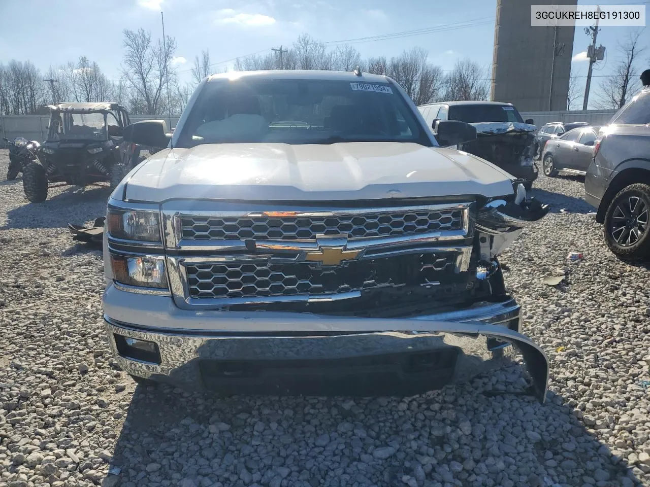 2014 Chevrolet Silverado K1500 Lt VIN: 3GCUKREH8EG191300 Lot: 79021954