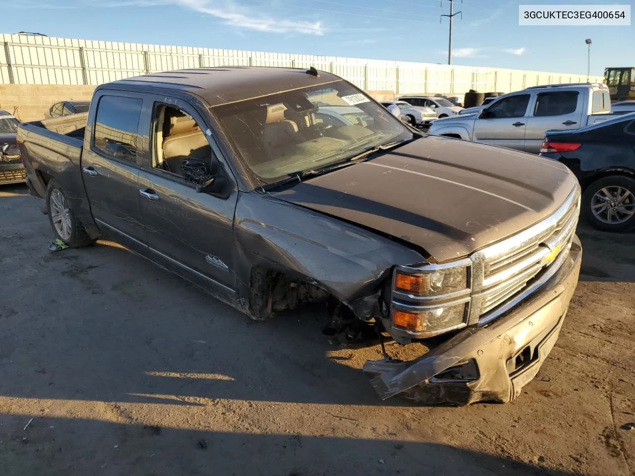 2014 Chevrolet Silverado K1500 High Country VIN: 3GCUKTEC3EG400654 Lot: 79128024