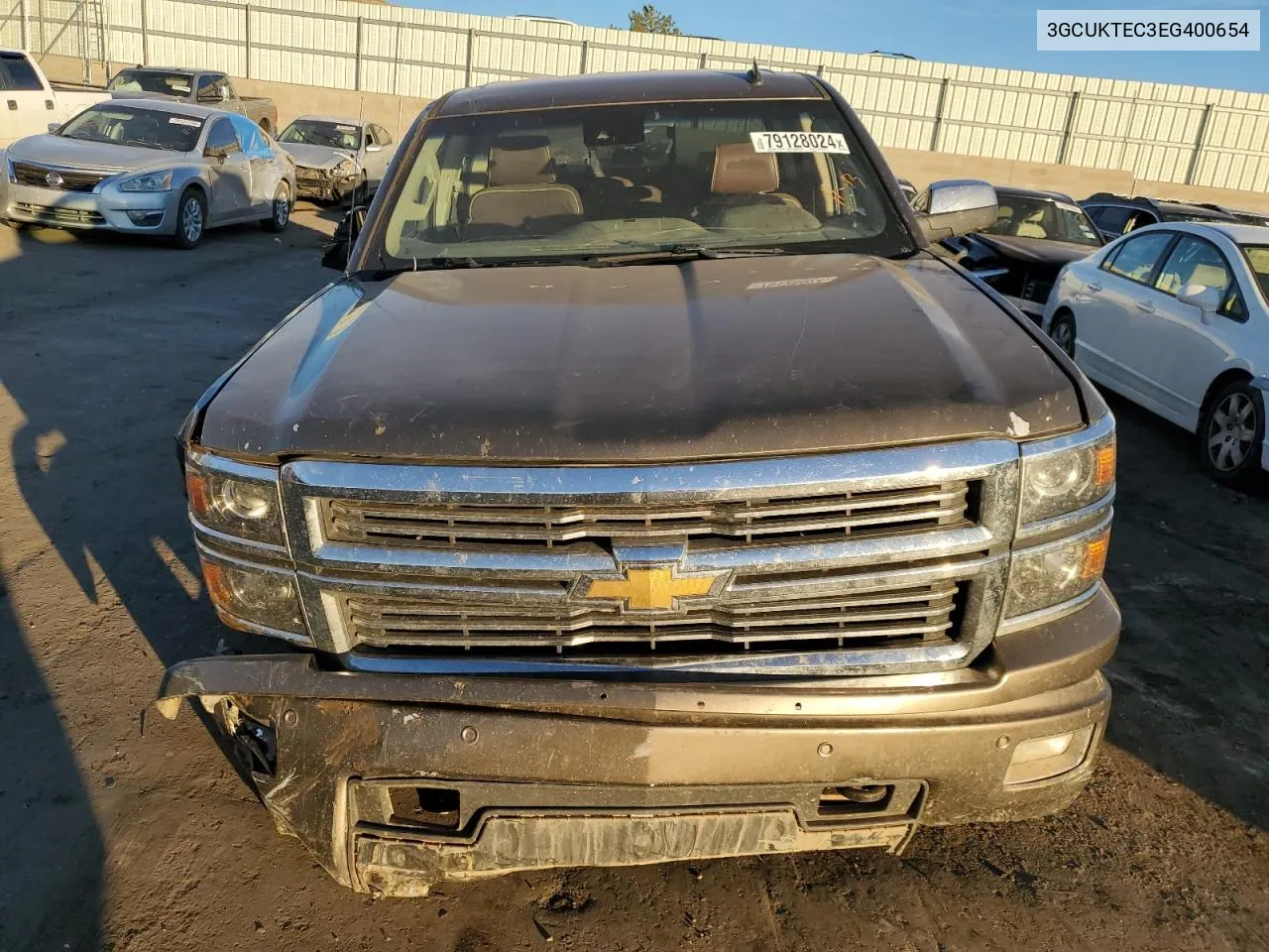 2014 Chevrolet Silverado K1500 High Country VIN: 3GCUKTEC3EG400654 Lot: 79128024