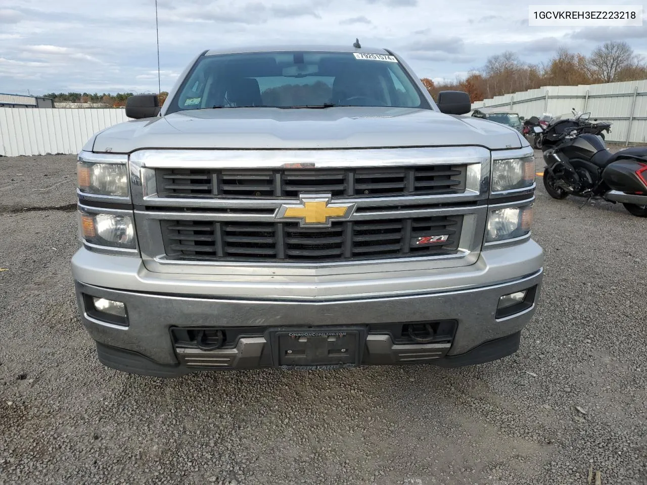 2014 Chevrolet Silverado K1500 Lt VIN: 1GCVKREH3EZ223218 Lot: 79251574