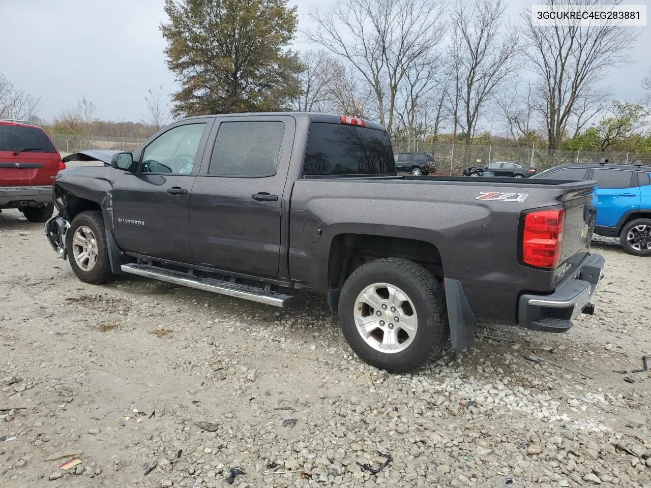 2014 Chevrolet Silverado K1500 Lt VIN: 3GCUKREC4EG283881 Lot: 79370214