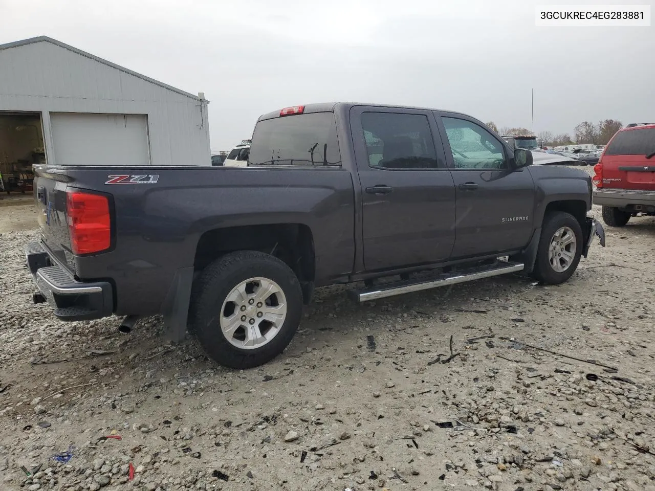 2014 Chevrolet Silverado K1500 Lt VIN: 3GCUKREC4EG283881 Lot: 79370214