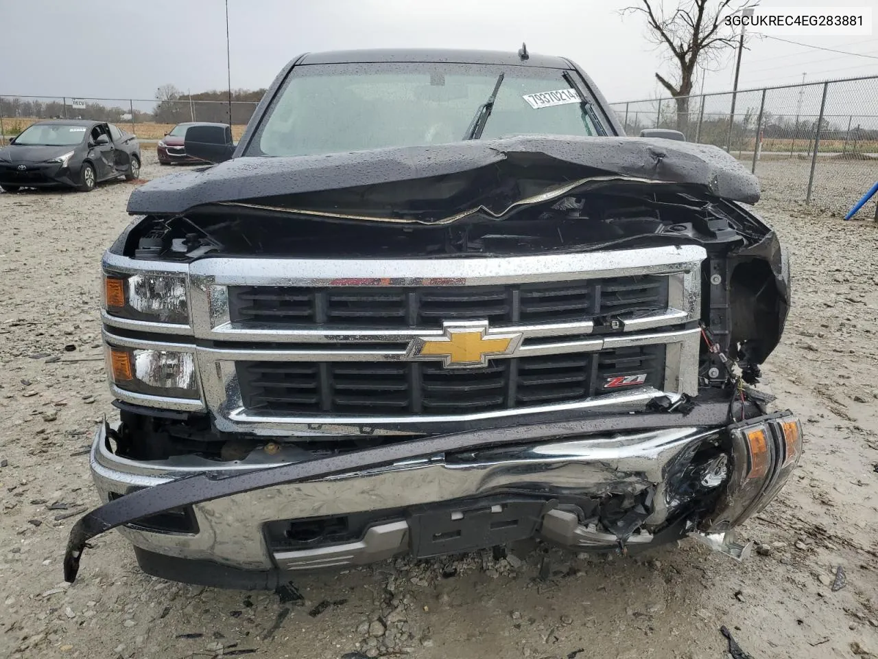 2014 Chevrolet Silverado K1500 Lt VIN: 3GCUKREC4EG283881 Lot: 79370214