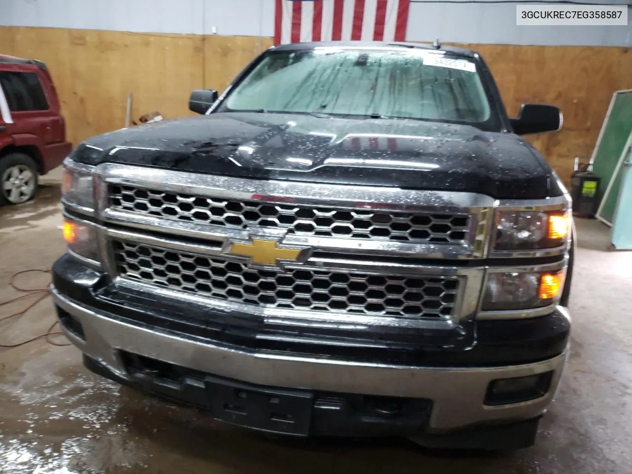 2014 Chevrolet Silverado K1500 Lt VIN: 3GCUKREC7EG358587 Lot: 79432074