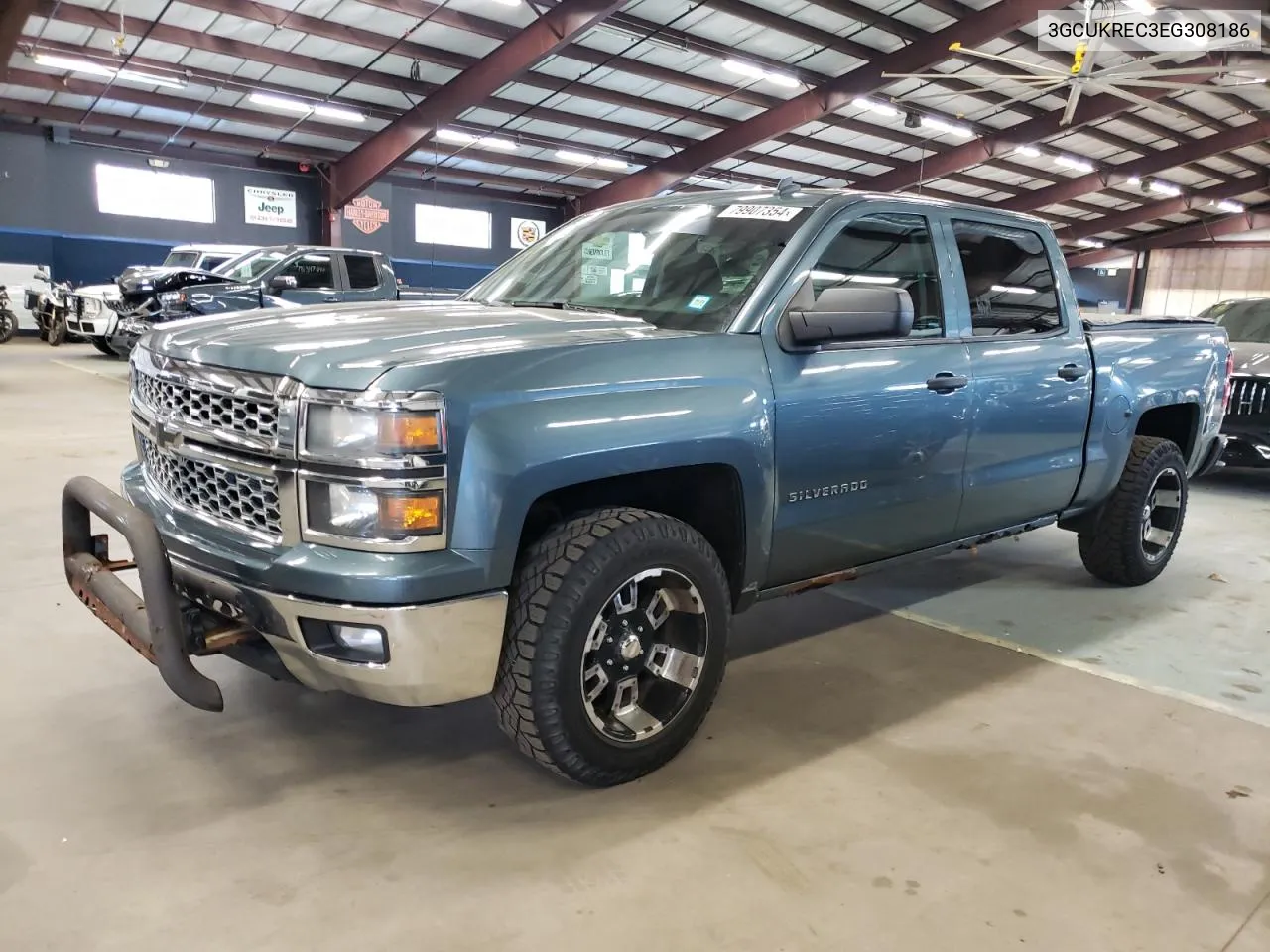 2014 Chevrolet Silverado K1500 Lt VIN: 3GCUKREC3EG308186 Lot: 79907354