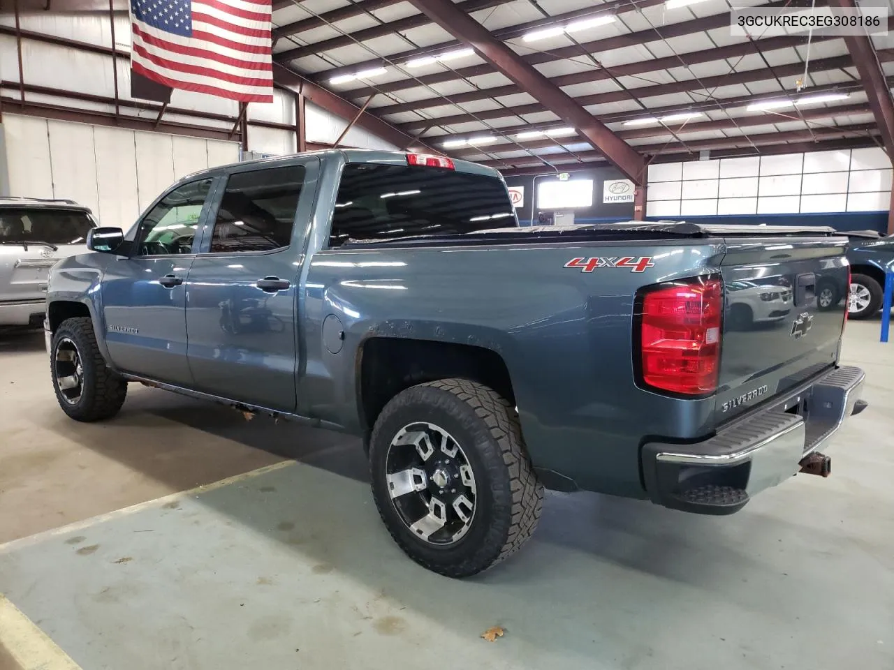 2014 Chevrolet Silverado K1500 Lt VIN: 3GCUKREC3EG308186 Lot: 79907354