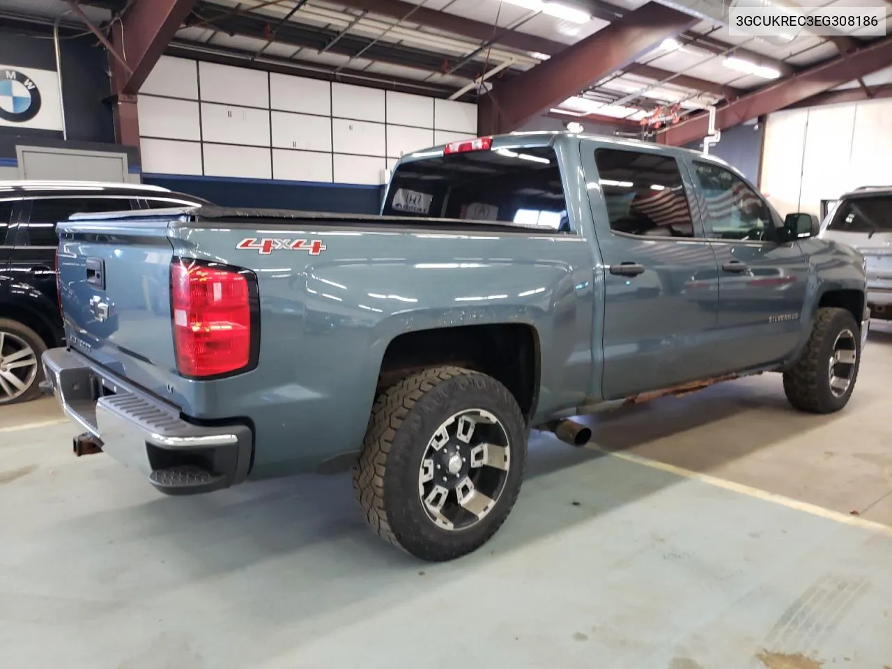 2014 Chevrolet Silverado K1500 Lt VIN: 3GCUKREC3EG308186 Lot: 79907354