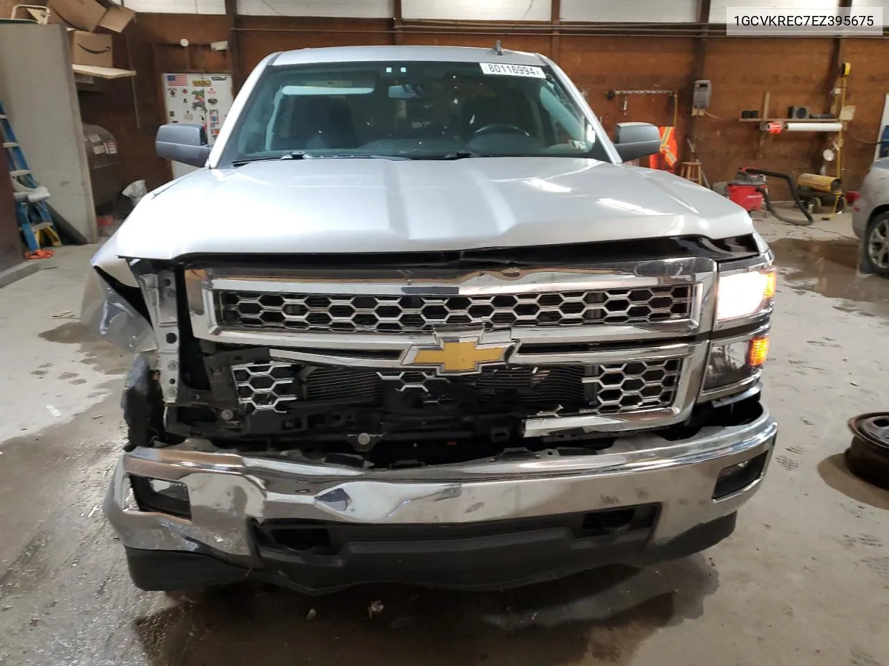 2014 Chevrolet Silverado K1500 Lt VIN: 1GCVKREC7EZ395675 Lot: 80116994