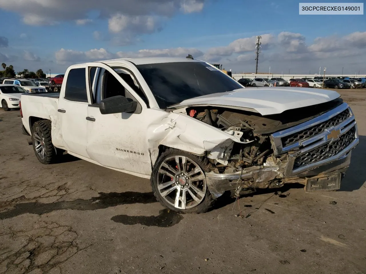 2014 Chevrolet Silverado C1500 Lt VIN: 3GCPCRECXEG149001 Lot: 80156294