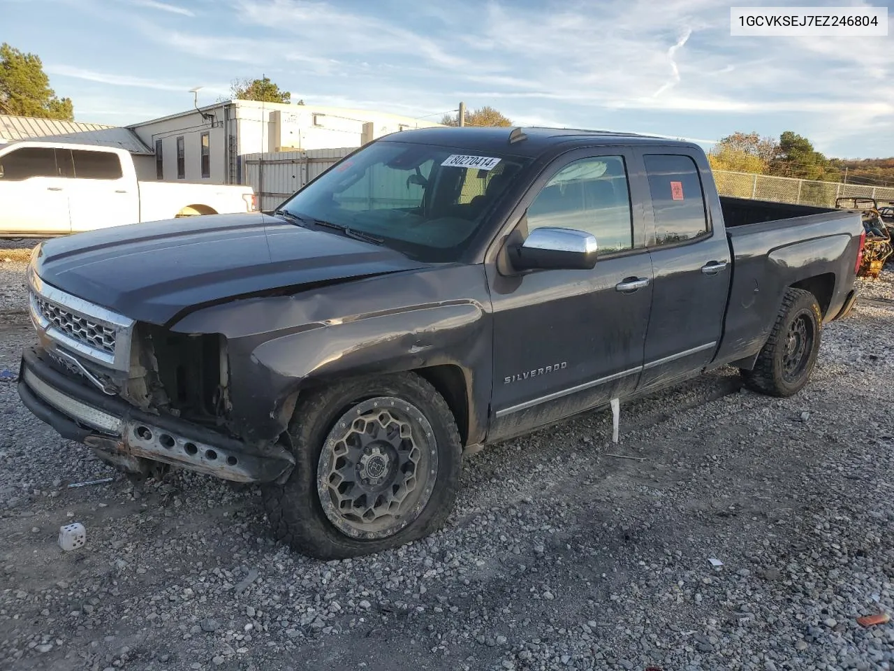 2014 Chevrolet Silverado K1500 Ltz VIN: 1GCVKSEJ7EZ246804 Lot: 80270414