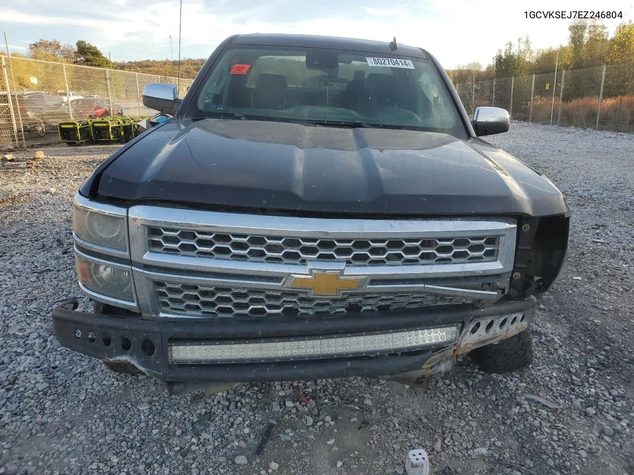 2014 Chevrolet Silverado K1500 Ltz VIN: 1GCVKSEJ7EZ246804 Lot: 80270414