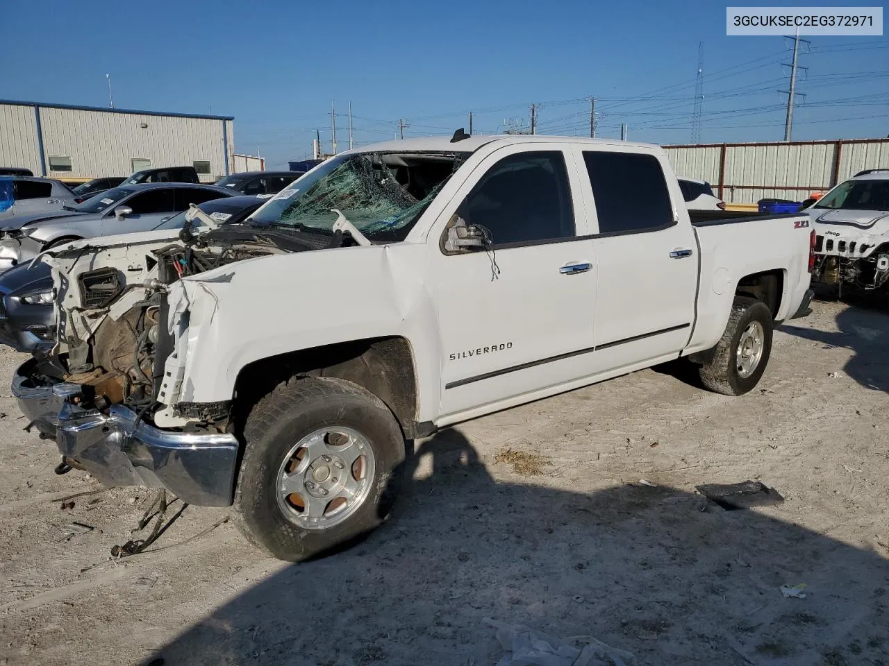 2014 Chevrolet Silverado K1500 Ltz VIN: 3GCUKSEC2EG372971 Lot: 80302914